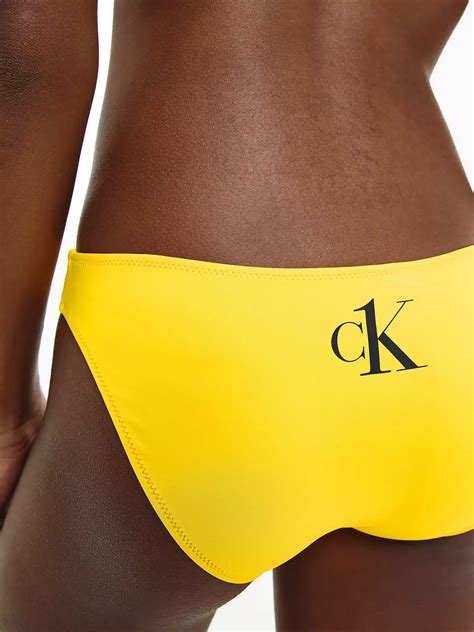 Buy Calvin Klein CK One Bikini Bottom Hazard Yellow Scandinavian Fashion Store