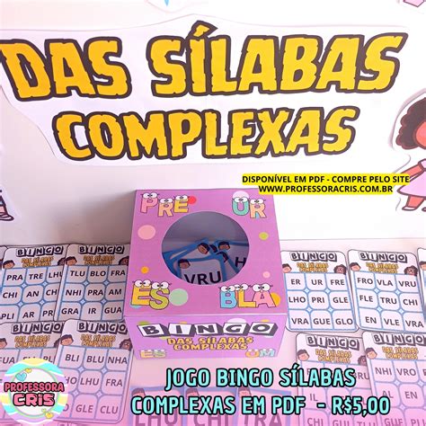 Bingo Silabas Complexas Imprimir