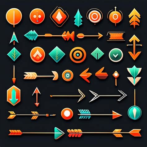 Premium Vector Arrows Icon Set Vector