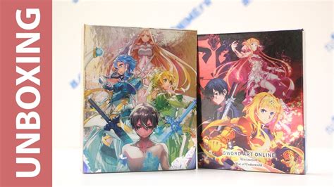 [unboxing] Sword Art Online Alicization War Of Underworld Blu Ray And Dvd Youtube