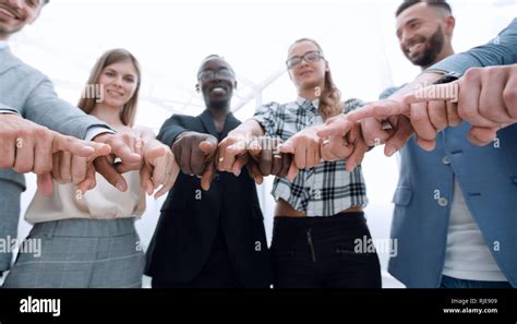 Group of people pointing at the camera - isolated over white Stock ...