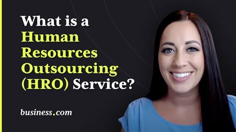 What Is A Human Resources Outsourcing Hro Service Youtube