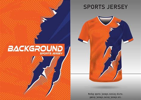 Mockup Pattern Sports Jersey Background Football Running Shirt