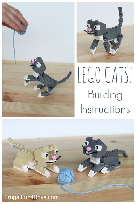 LEGO Cats! Building Instructions - Frugal Fun For Boys and Girls