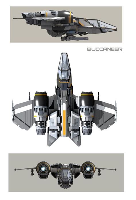 The Drake Buccaneer Sets Sail Spaceship Concept Space Ship Concept