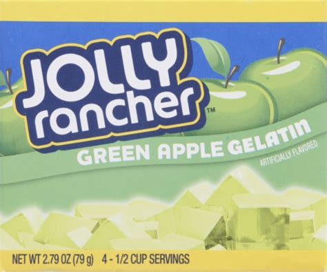 Jolly Rancher Green Apple Gelatin, 2.79 Oz - Fry’s Food Stores