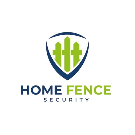 Fence Shield Home Design De Logo De S Curit Pour Une Entreprise De