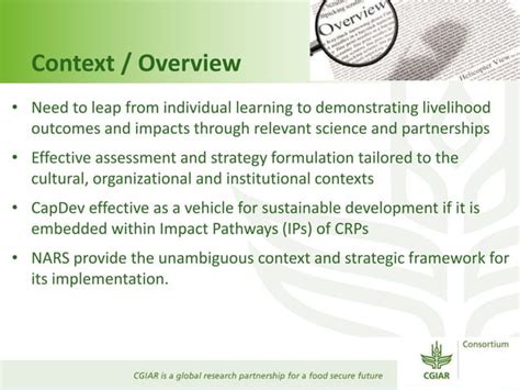 Cgiar Capacity Development Framework Engaging With Partners Ppt