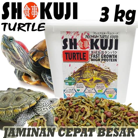 Jual Kg Shokuji Pakan Res Brazil Kura Kura Cst Razorback Razor Makanan