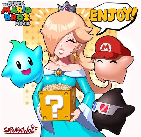 Rosalina Luma Polari And Lumalee Mario And 2 More Drawn By