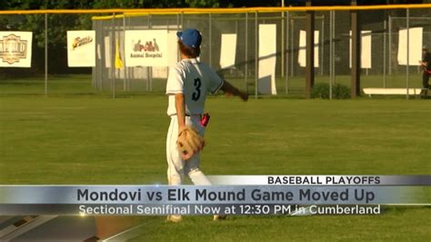 Mondovi Vs Elk Mound Game Moved Up Youtube