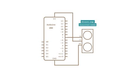 Arduino Ultrasonic Sensor Circuit Diagram