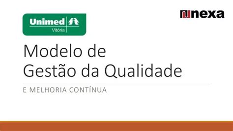 PPT Modelo de Gestão da Qualidade PowerPoint Presentation free