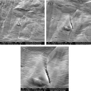 Typical Morphology Of Microcracks Of Damaged Titanium Alloy Sheet After