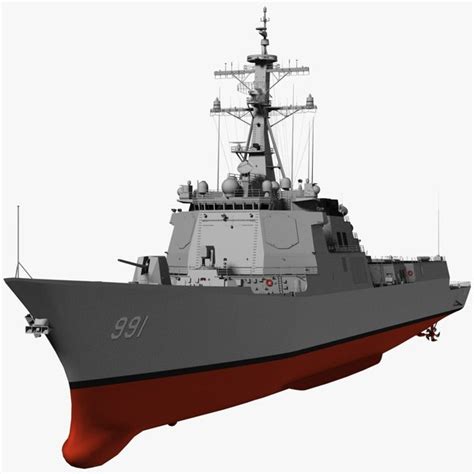 Coreia Do Rei Sejong O Grande Destruidor KDX III Modelo 3D