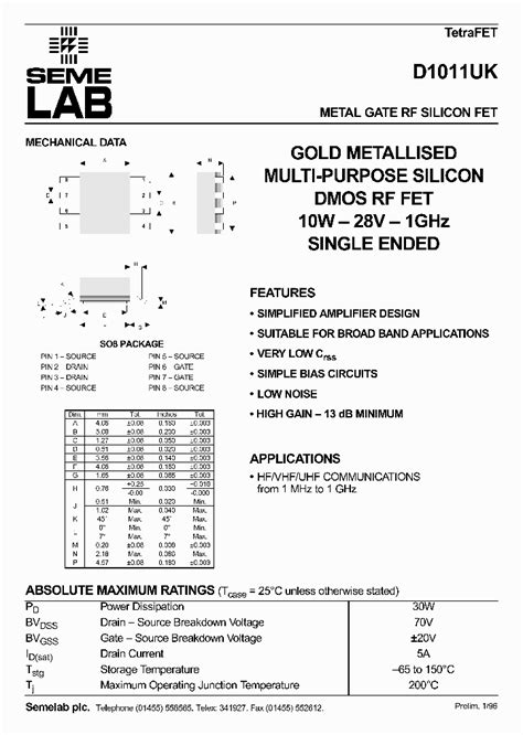 D1011uk357787pdf Datasheet Download Ic On Line