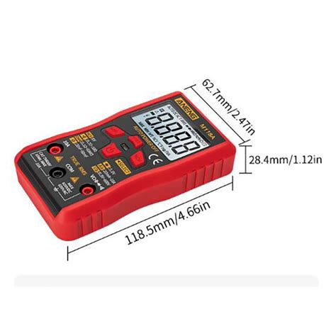 Buy Aneng M A Digital Multimeter Portable Ac Dc Tester Mini Resitance