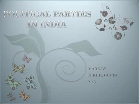 Political Parties Of India