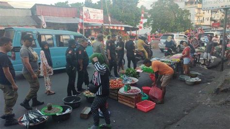 Satpol Pp Manado Tertibkan Penambal Ban Hingga Pedagang Yang Jualan Di