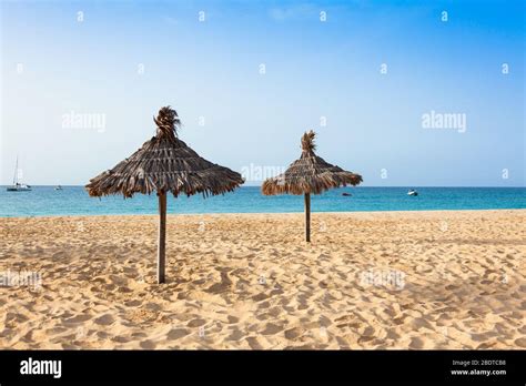 Aerial View Of Santa Maria Beach In Sal Island Cape Verde Cabo Verde