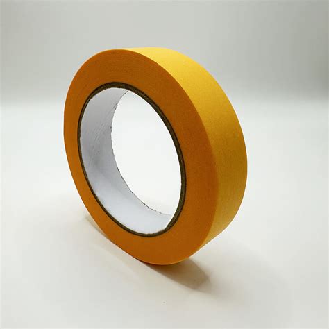 Industrial Easy Tear Removable Yellow Masking Tape For Automotive