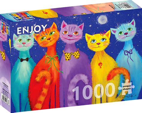 Enjoy Smiling Cats 1000 Piece Jigsaw Puzzle