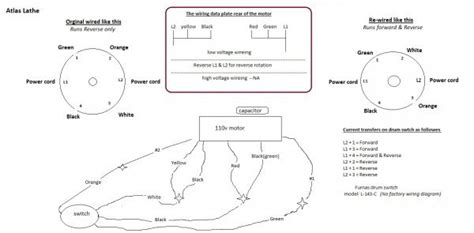 How Do I 10 Atlas Lathe Wiring Furnas Drum Switch L 143 C An 110v