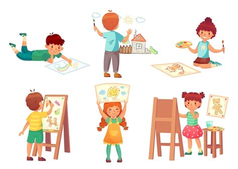 Child Painting Clip Art