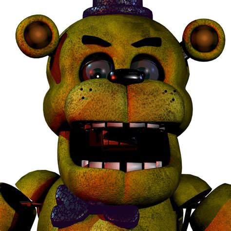 Fredbear Ucn Render Fivenightsatfreddys