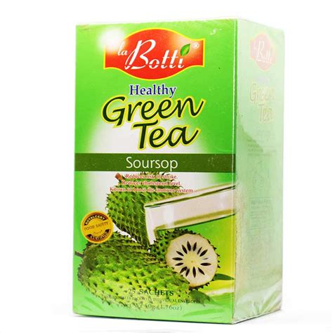 La Botti Green Tea With Soursop Teas Ng