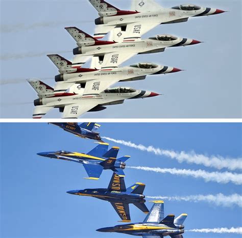 Thunderbirds and Blue Angels flew together over Florida on Tuesday - are they coming to Pa ...