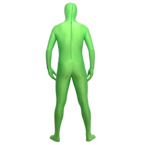 Unisex Spandex Zentai Suits Stretch Second Skin Bodysuit Green