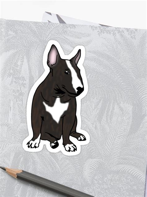 Bull Terrier Vinyl Stickers Bull Terrier Art Bull Terrier Etsy