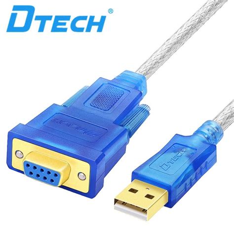 Dtech Usb To Rs232 Db9 Female Serial Adapter Cable Windows 11 10 8 7 Mac Linux Serial To Usb 20