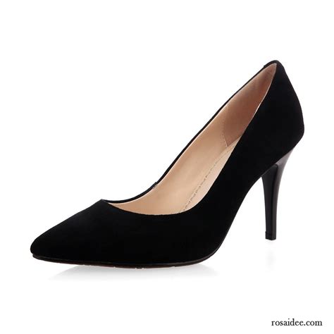 Pumps Schwarz Kleiner Absatz Spitze Schuhe Damen Schnürschuhe Hochhackigen Echtleder Sexy Weiß ...