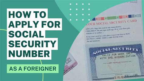 How To Apply For A Us Social Security Number Ssn Guide For Foreigners Visa And Green Card