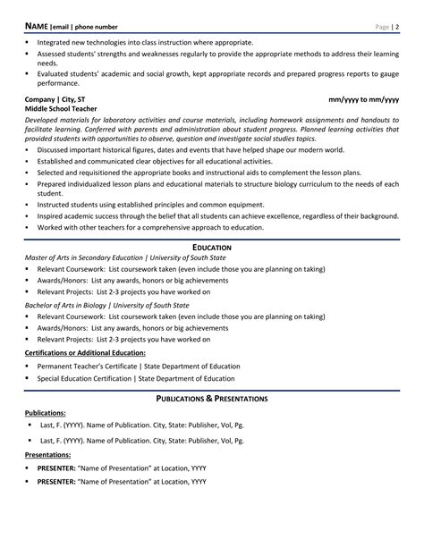 20 Teacher Resume Examples That Work In 2024 Zipjob