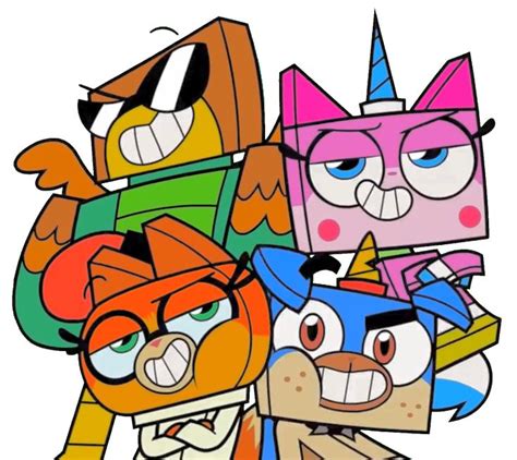 Unkitty Hawkodile Puppycorn And Dr Fox Belongs To Warner Bros