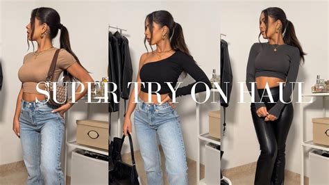 SÚPER TRY ON HAUL ZARA STRADIVARIUS HM tryonhaul superhaul