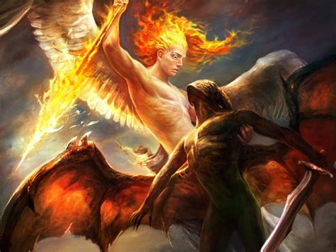 🔥 Free Download Angel Vs Demon Wallpaper By Markh46 Wallpapersafari