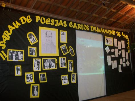 EEF ANTONIO PAES DE ANDRADE II SARAU DE POESIAS CARLOS DRUMMOND DE ANDRADE