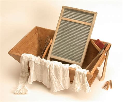 Washboard And Wooden Tub Victorian Original Object Lessons Houses