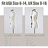 Amazon PDM WORLDWIDE Beige Adjustable Dress Form Mannequin For