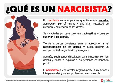 Qué es un Narcisista Definición de Narcisista