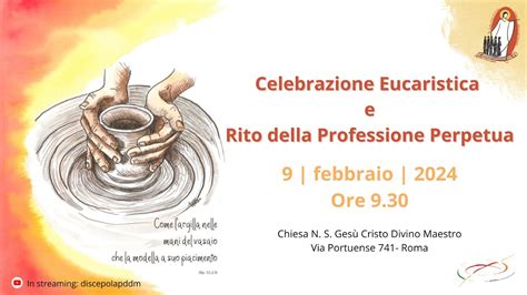 Celebrazione Eucaristica E Rito Della Professione Youtube