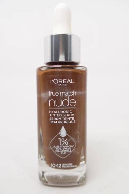 L ORÉAL PARIS TRUE Match Nude Hyaluronic Tinted Serum Foundation Very Deep PicClick UK