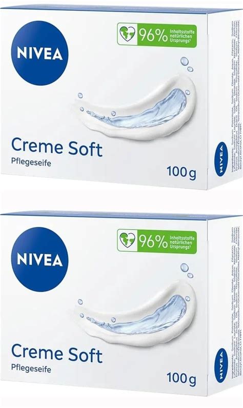 Nivea Creme Soft Care Soap 2 Pack 2x100g Beauty And Personal Care