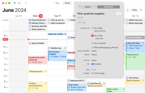 Create reminders in Calendar on Mac - Apple Support