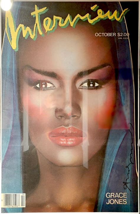 Interview Magazine Grace Jones Expo Andy Warhol Sergio Monroy