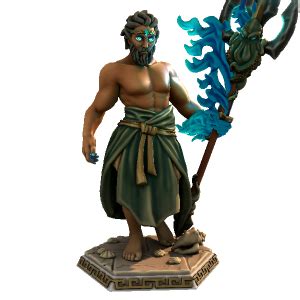 Poseidon Made With Hero Forge